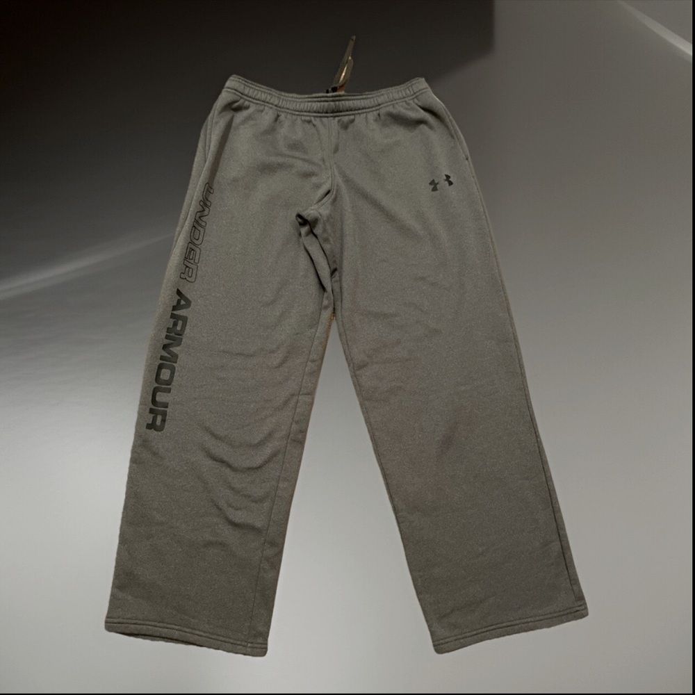 Under Armour "ColdGear" Sweatpants Fleece Wide Leg Waist 32-33 Loose Fit Pant